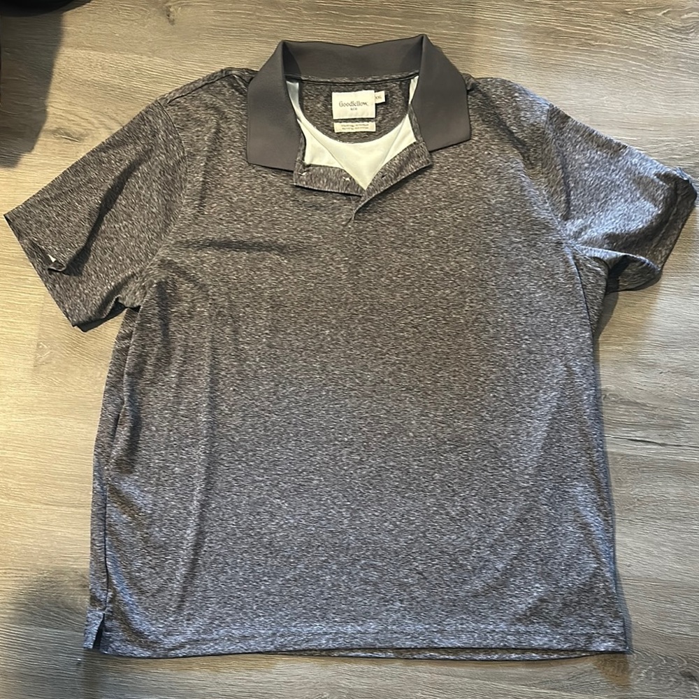 Goodfellow & Co Gray Polo Shirt Casual Sporty Style